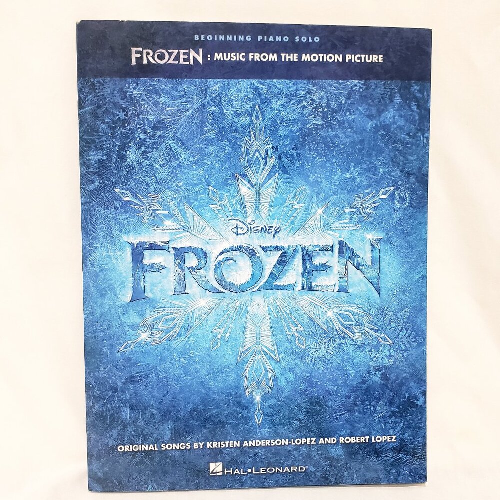 Disney Frozen Beginning Piano Solo Sheet Music Book Songbook 2013 Hal Leonard